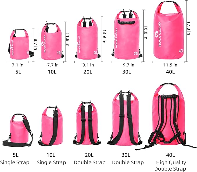 ROCK CLOUD Dry Bag Waterproof 20L Dry Sack - Image 2