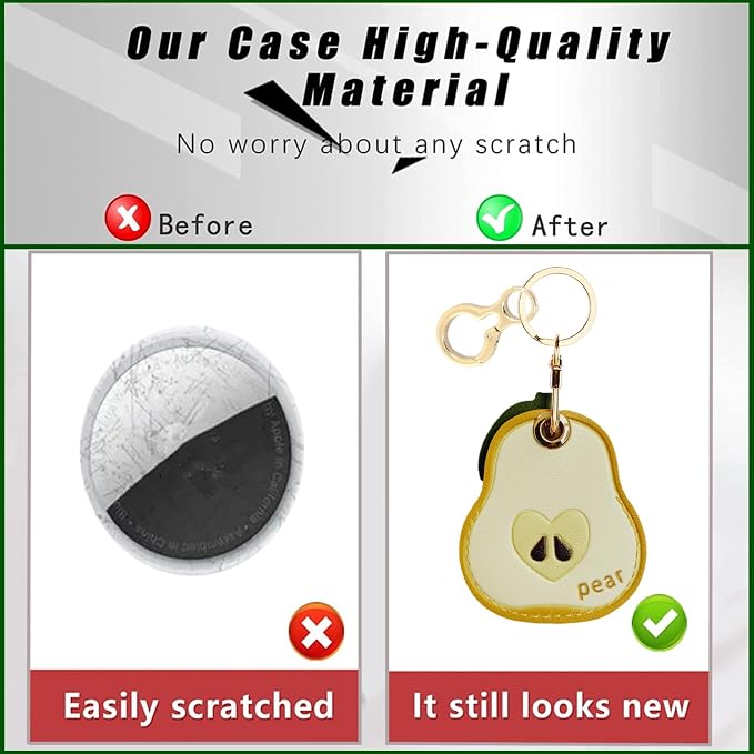 Leather Keychain Holder Case Compatible - Image 3