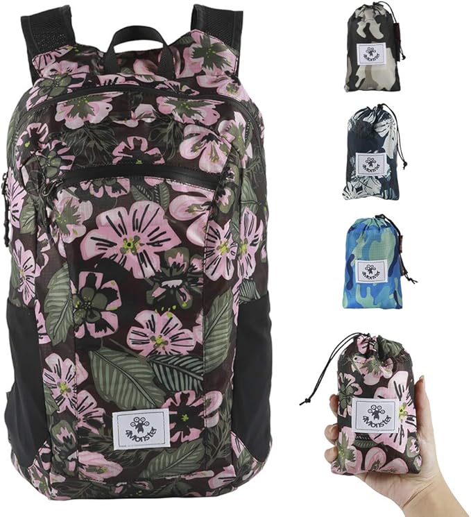 4Monster Hiking Daypack, Water Resistant Lightweight Packable Backpack by 4Monster