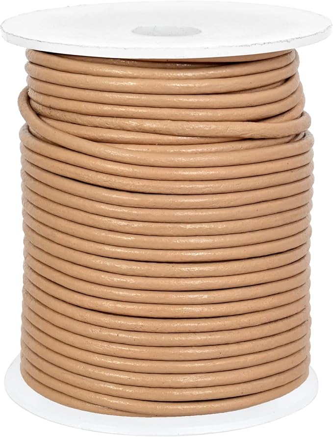 GENIQUE Real/Genuine Round Leather String Cord - Image 3