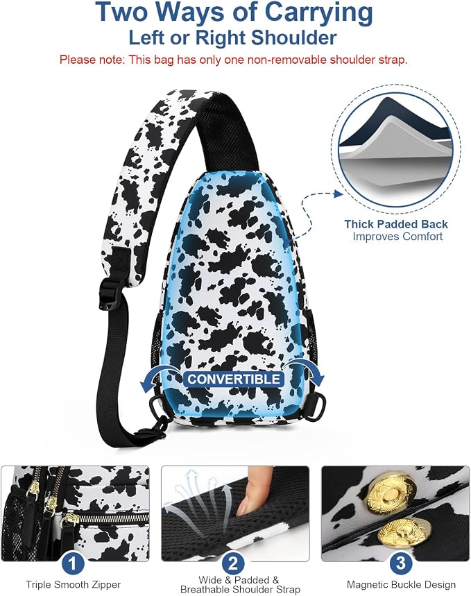 Capolo Sling Bag for Women Men Waterproof Crossbody Bags for Women Trendy - Image 6