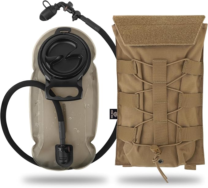 PETAC GEAR 1.5L / 3L Tactical Hydration Pack，Molle Carrier Pouch by PetacGear