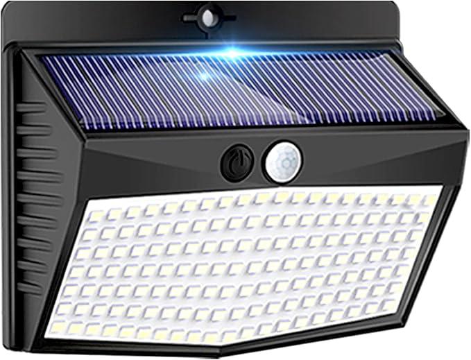 Peasur 1 Pack Solar Motion Lights Outdoor, Solar Security Light by Peasur