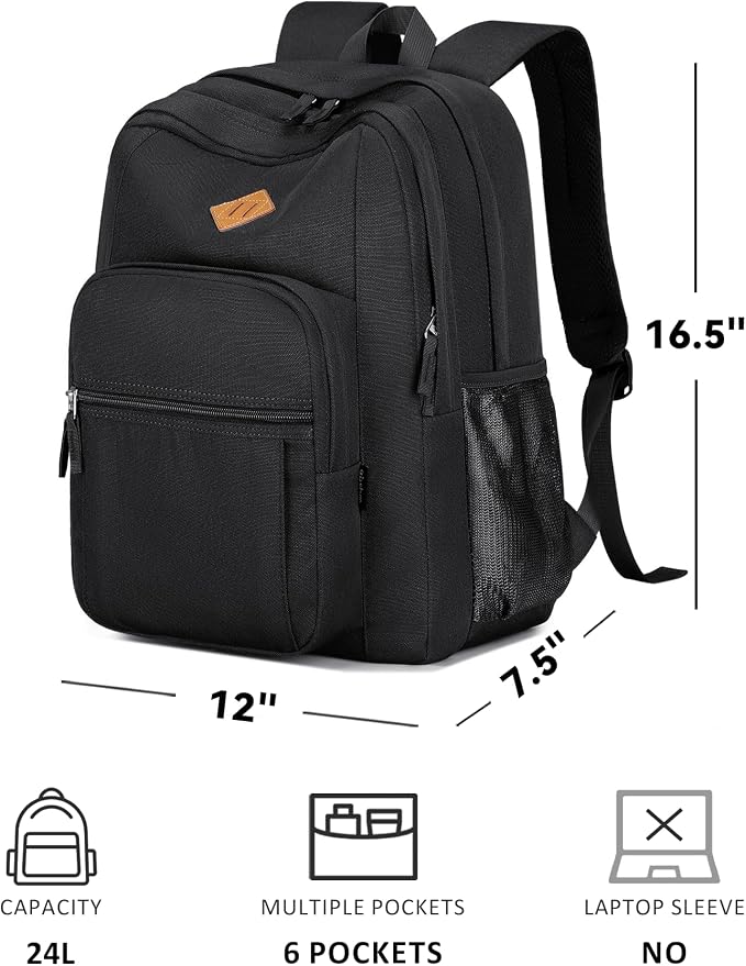 abshoo Classical Basic Travel Backpack - Image 5