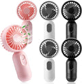 Rossesay 6 Pcs Mini Portable Fan Bulk Cute Handheld Lightweight Small Little by Rossesay