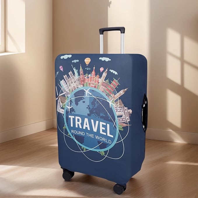 WUJIAONIAO Travel Luggage Cover Baggage Suitcase Cover Protector Skins 18-32 - Image 8