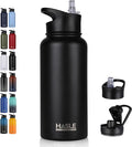 HASLE OUTFITTERS 32 oz Insulated Water Bottle Stainless Steel Double Walled by HASLEOUTFITTERS