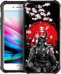 for iPhone 7/8 Case, Sakura Japanese Samurai Pattern Graphic Design Girl Boy by FKBRCL4U