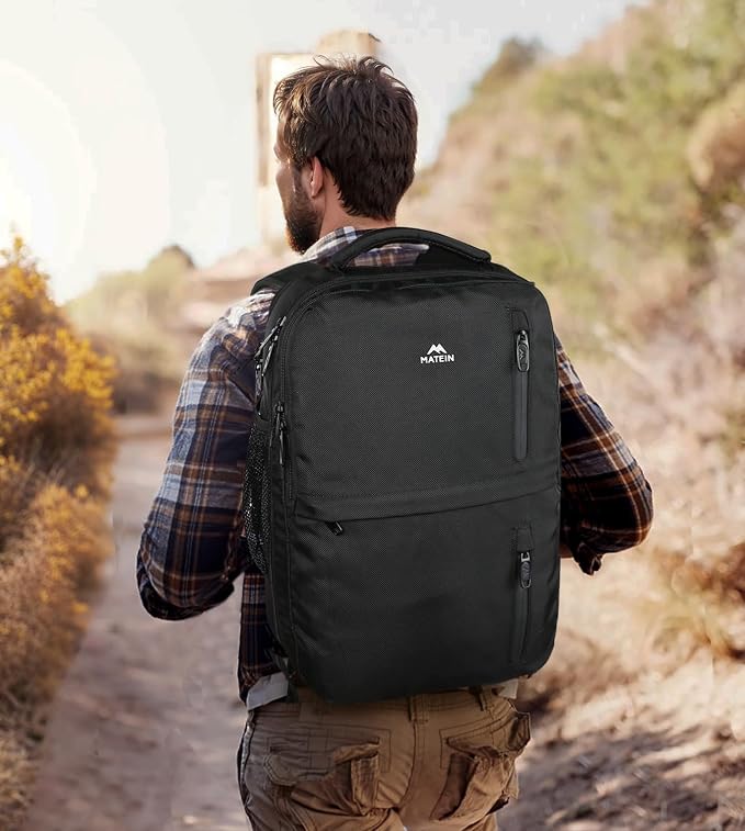 MATEIN Carry on Backpack, 40L Flight Approved Large Travel Laptop Backpack - Image 9