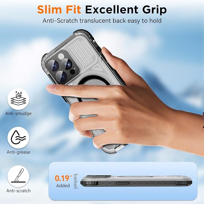 WIFORT for iPhone 15 Pro Max Waterproof Case, 360 Full Body Sealed Protection - Image 6