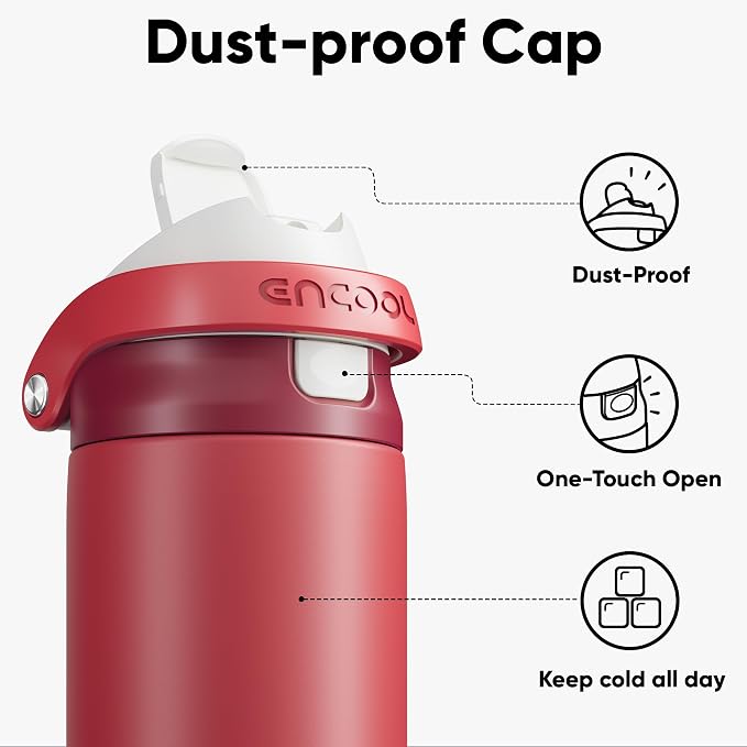 ENCOOL Leakproof Insulated Water Bottle - Image 2