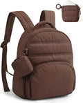 BAGSMART Small Backpacks for Women, Lightweight Puffer Mini Backpack Purse by BAGSMART