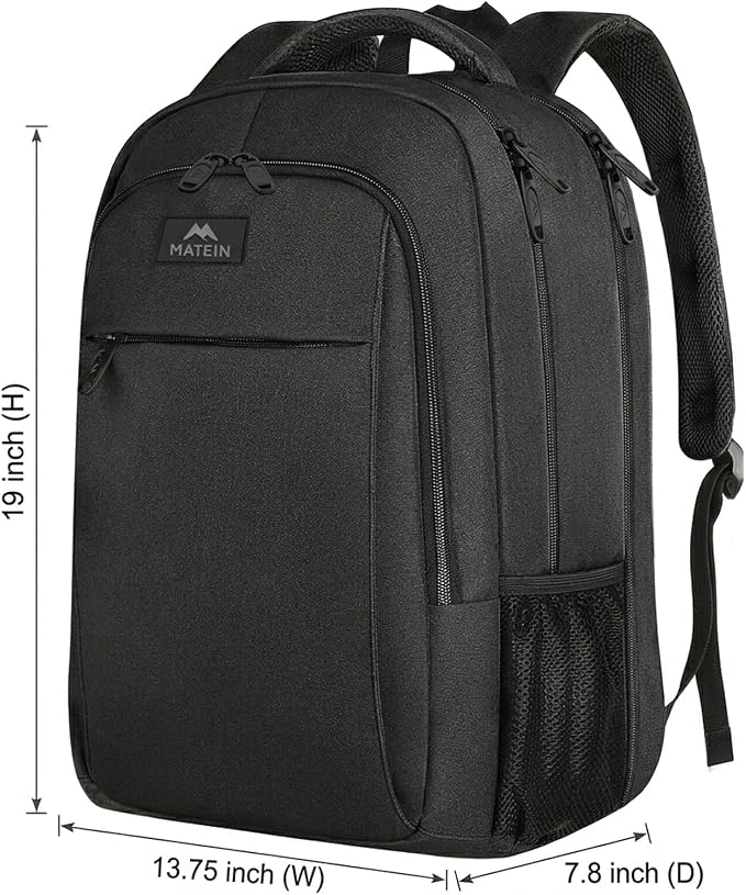 MATEIN Extra Large Backpack, 17 Inch Travel Laptop Backpack, Anti Theft TSA - Image 4