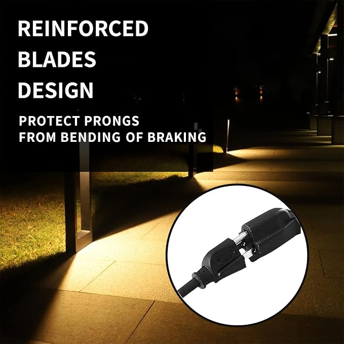 20FT Outdoor Extension Cord-16/3 SJTW Durable Black Extension Cord - Image 4