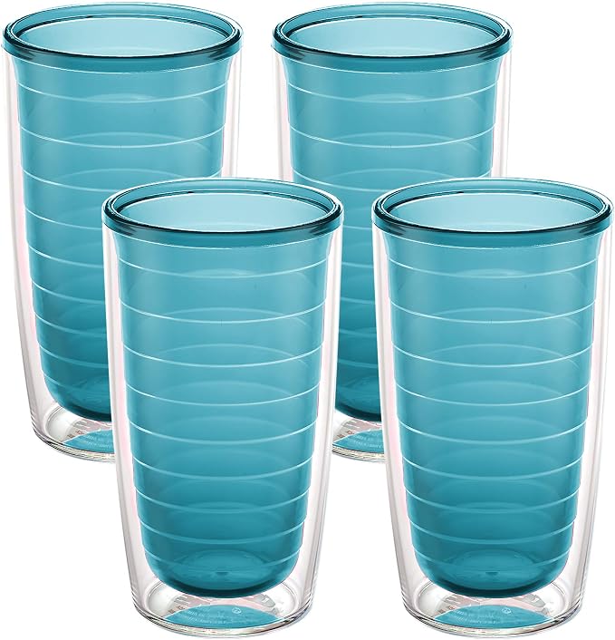 Tervis Clear & Colorful Tabletop Made in USA Double Walled Insulated Tumbler by TervisTumblerCompany