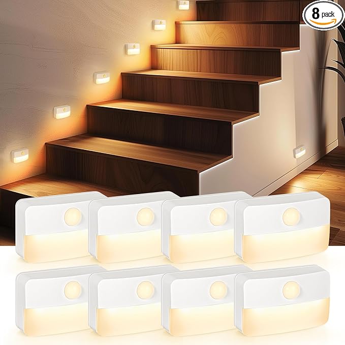Guankai 8 Pack Motion Sensor Stair Light by Guankai