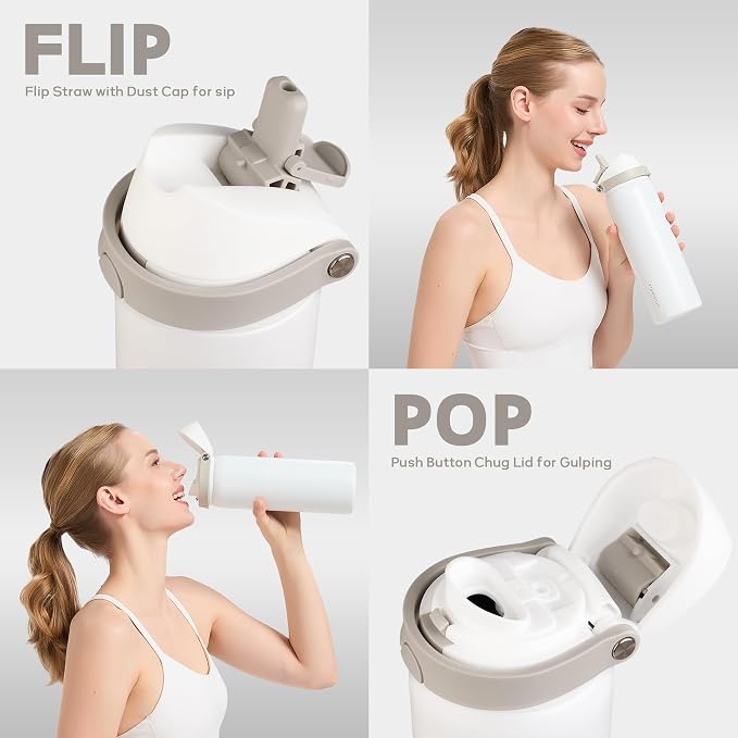 32 oz Stainless Steel Water Bottle - Image 2