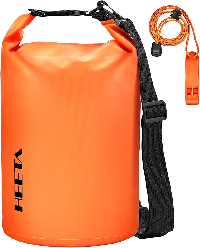 HEETA Waterproof Dry Bag for Women Men, 5L/10L/20L/30L/40L Roll Top Lightweight by HEETA
