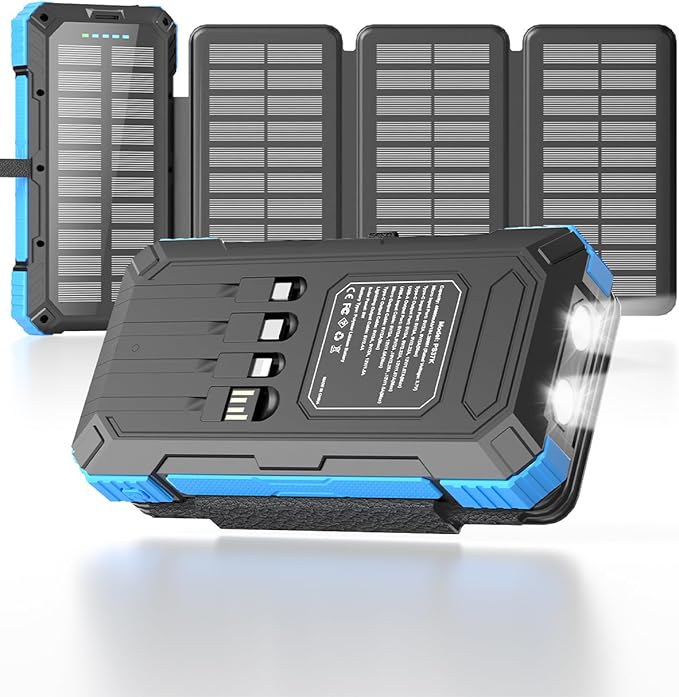 Solar Charger Power Bank 49800mAh by Kepswin
