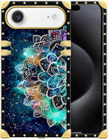 for iPhone 17 Air Case Luxury Golden Decoration by Unknown
