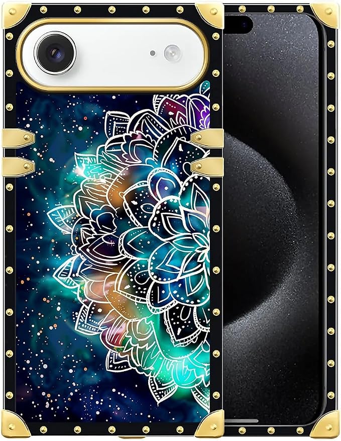 for iPhone 17 Air Case Luxury Golden Decoration by Unknown