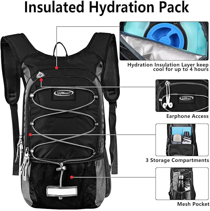 Insulated Hydration Pack Backpack - Image 3