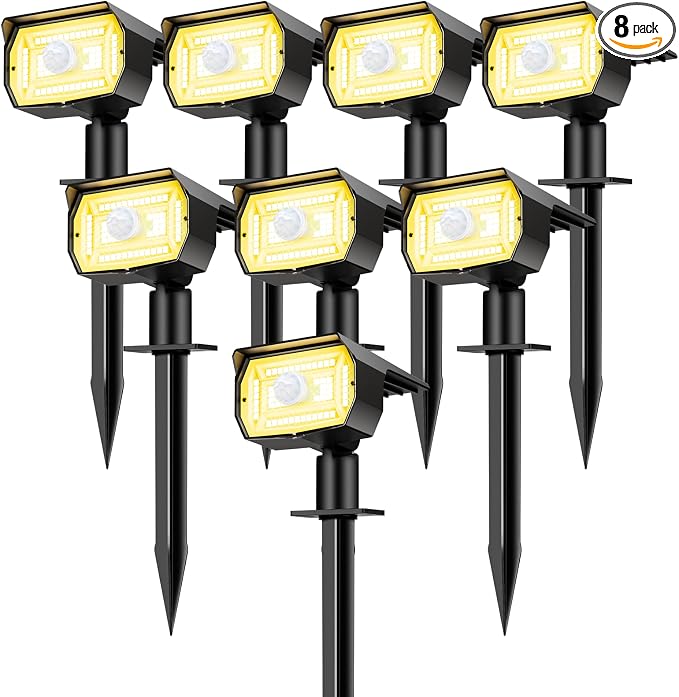 Solar Spot Lights Outdoor Motion Sensor by Nipify