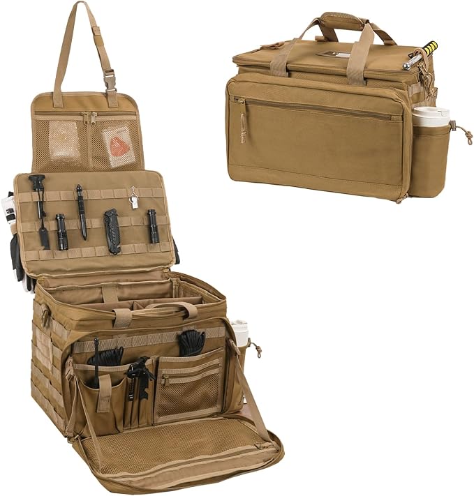 SCAVATA Patrol Bag Law Enforcement, Police Gear Car Front Seat Vehicle by Tidyyourlife