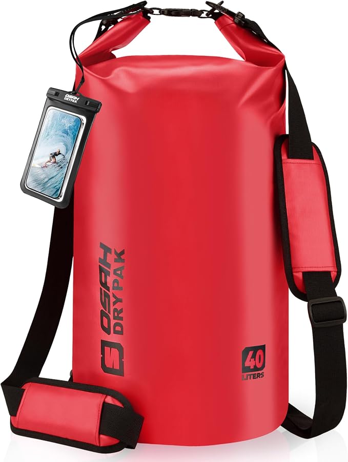 Waterproof Dry Bag, 5L/10L/20L/30L/40L Roll Top Lightweight Storage Backpack by OSAHDRYPAK