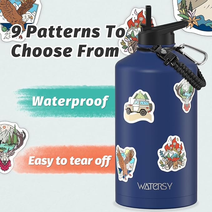 1 Gallon Water Bottle Insulated, BPA Free&Leak Proof, 128oz Stainless Steel - Image 4
