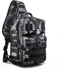 hopopower Tactical Sling Bag, Sport Bag Military Rover Shoulder Backpack EDC by Hopopower