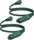 DEWENWILS 3 Outlet Flat Extension Cord Plug Christmas, 3FT 16/3 Awg Grounded by DEWENWILS