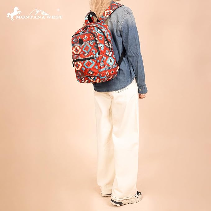 Montana West Backpack for Women Western Travel Backpack Purse Casual Daypack - Image 2