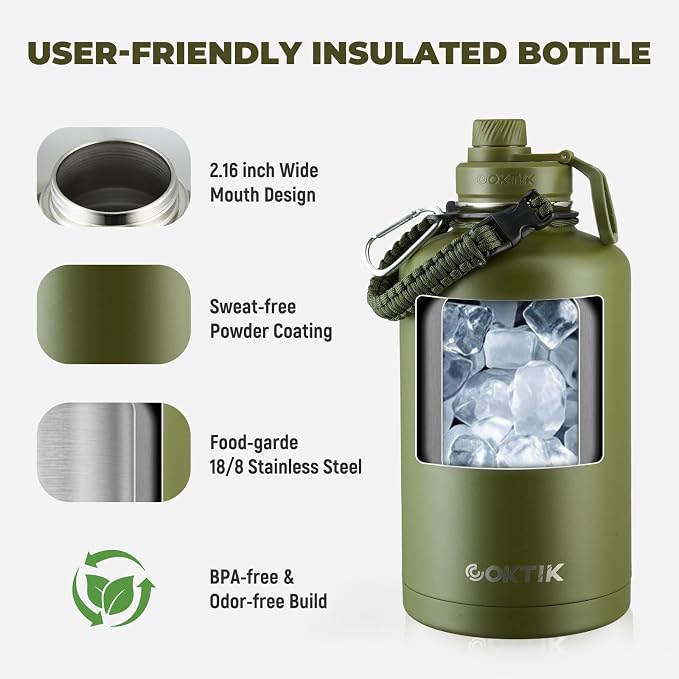 COKTIK 84oz Insulated Water Bottle - Image 2