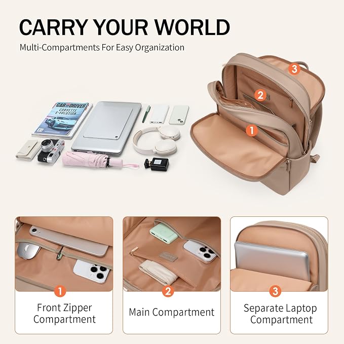 GOLF SUPAGS Women Laptop Backpack Casual Daypack - Image 2