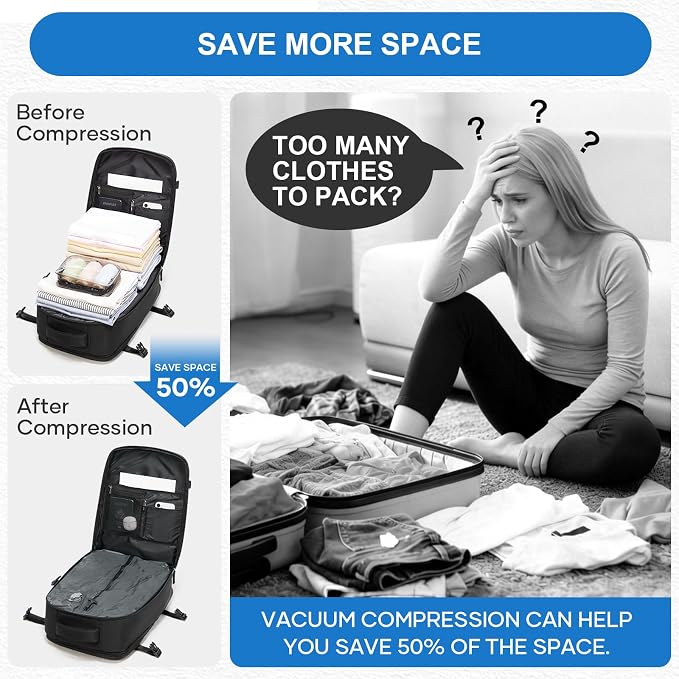 coowoz Vacuum Travel Backpack - Image 5