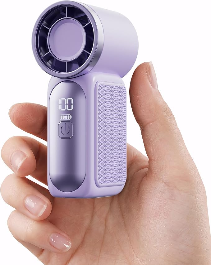 Gaiatop Portable Handheld Mini Fan, 6 Speeds 16900 RPM High Velocity Personal by GAIATOP