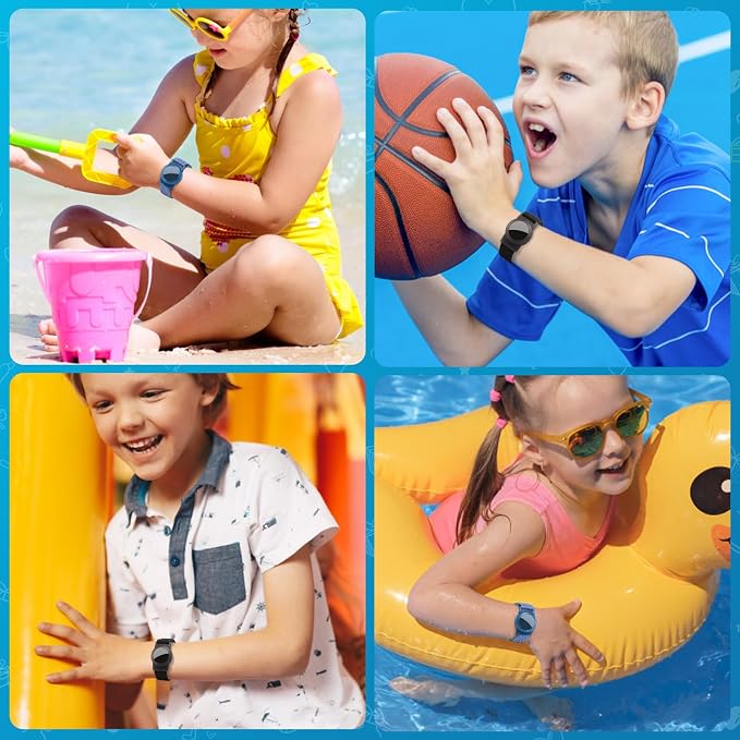 Waterproof Bracelet for Airtag Kids 2 Pack, Soft Nylon Hidden Air Tag Wristband - Image 6