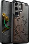 Carveit Magnetic Wooden Case for Samsung Galaxy S26 Ultra Case 2026, TPU by Carveit