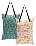 ALVABABY 2 Pack Large Wet Dry Bag Waterproof Hanging Cloth Diaper by ALVABABY