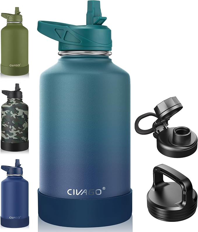 CIVAGO 64 oz Insulated Water Bottle by CIVAGO