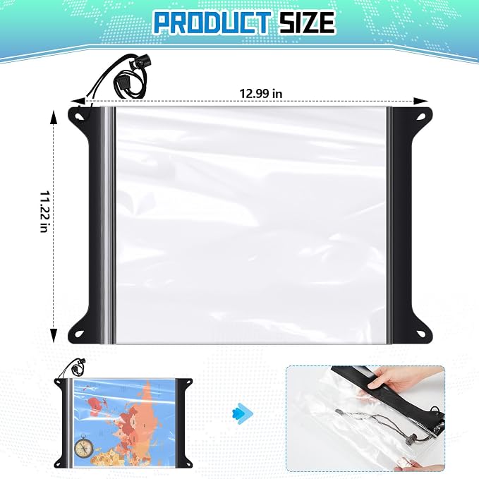 Waterproof Map Case TPU Guide Map Case Holder - Image 3