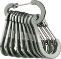 Booms Fishing CC5 Multi-Use Carabiner Clips, 10 Pack 2.3"/ 3.1" Caribeener Clips by BoomsFishing