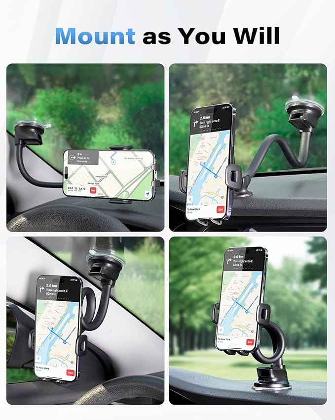 1Zero Solid Car Truck Phone Mount Holder - Image 5
