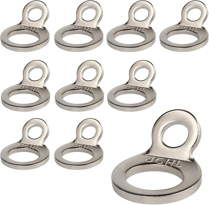 Stainless Steel Tie-Down Anchors Hooks Multi-Purpose Dirt Bike Tie Down Strap by JCHL