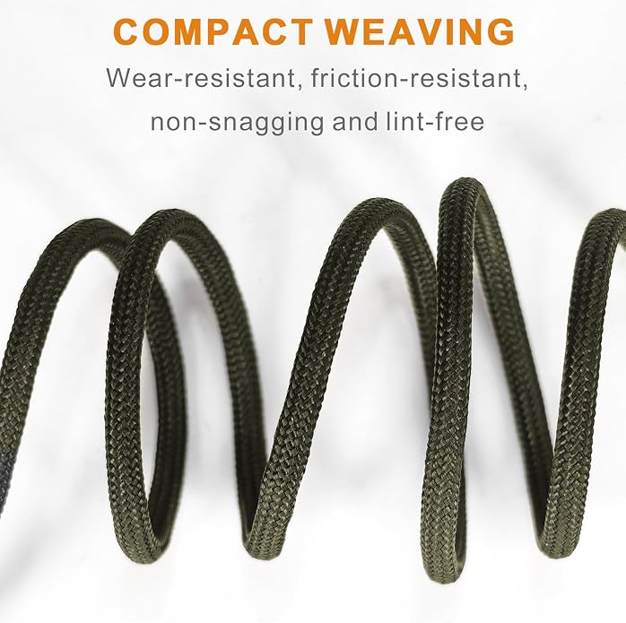 UamGlsob Paracord Survival Shoelaces - Image 8