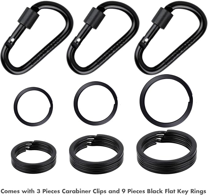 Cridoz Locking Carabiner D Ring Clips - Image 5