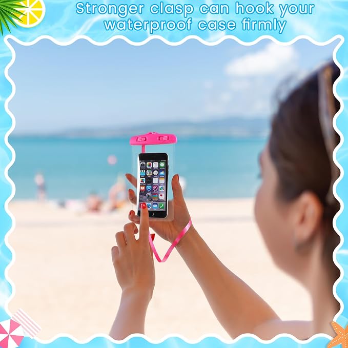 Flutesan 40 Pack Universal Clear Waterproof Phone Pouch Cell Phone Pouch Dry - Image 6