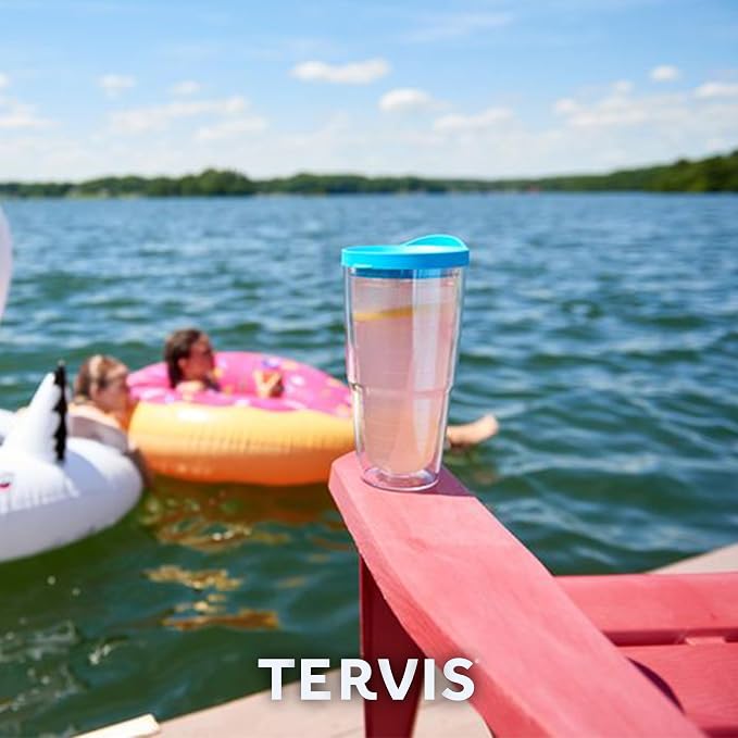 Tervis Clear & Colorful Tabletop Made in USA Double Walled Insulated Tumbler - Image 8