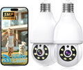NoahTec 5MP Light Bulb Security Camera 5G&2.4G WiFi Security Cameras Wireless by NoahTec